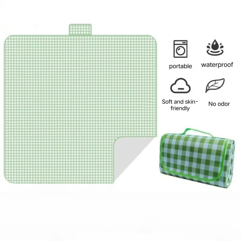 Picnic Blanket Beach Mat Extra Large Sandproof Waterproof Camping Blanket Portable Travel Blanket Play Mat for Outdoor Indoor Family Women Men Kids Beach BBQ Park Grass Picnic Supplies