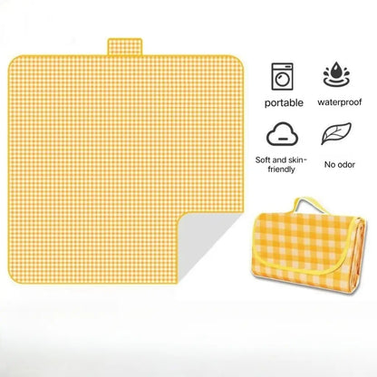Picnic Blanket Beach Mat Extra Large Sandproof Waterproof Camping Blanket Portable Travel Blanket Play Mat for Outdoor Indoor Family Women Men Kids Beach BBQ Park Grass Picnic Supplies